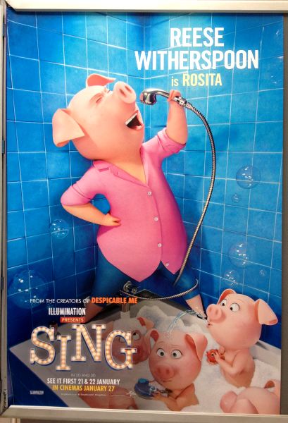 Cinema Poster: SING 2016 (Rosita One Sheet) Matthew McConaughey Reese Witherspoon Seth MacFarlane 