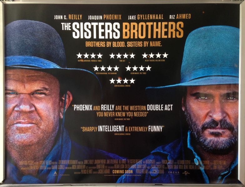 Cinema Poster: SISTERS BROTHERS, THE 2019 (Quad) John C. Reilly Joaquin Phoenix Cinema Poster: SISTERS BROTHERS, THE 2019 (Quad) John C. Reilly Joaquin Phoenix