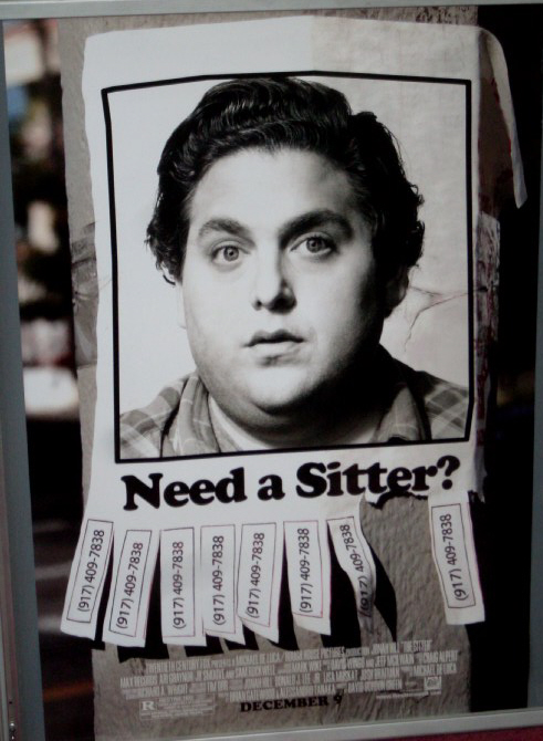 SITTER, THE: US One Sheet Film Poster SITTER, THE: US One Sheet Film Poster