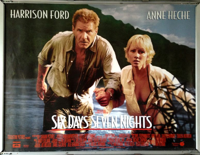 Cinema Poster: SIX DAYS SEVEN NIGHTS 1998 (Quad) Harrison Ford Cinema Poster: SIX DAYS SEVEN NIGHTS 1998 (Quad) Harrison Ford