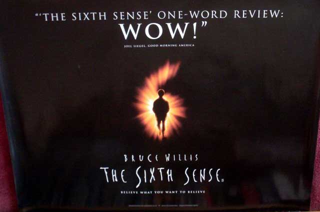 SIXTH SENSE, THE: UK Quad Film Poster