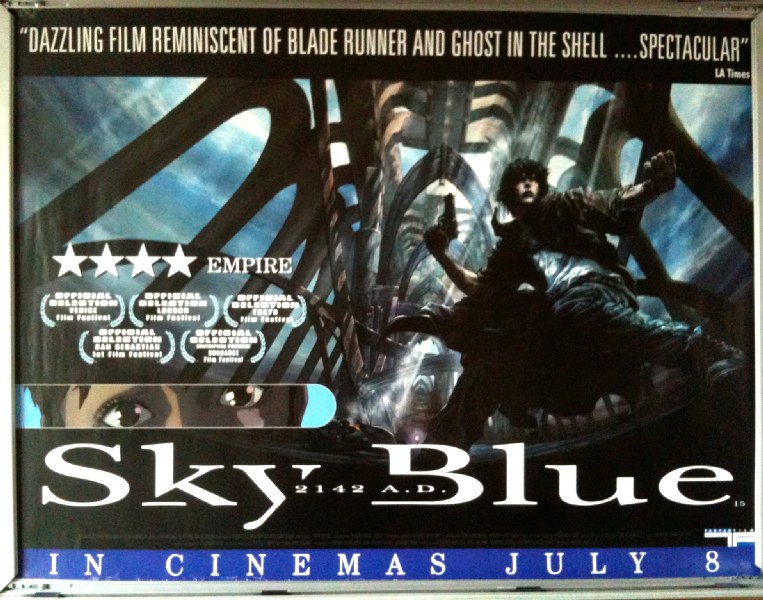 Cinema Poster: SKY BLUE Aka WONDERFUL DAYS 2003 (Quad) Moon-saeng Kim Cinema Poster: SKY BLUE Aka WONDERFUL DAYS 2003 (Quad) Moon-saeng Kim