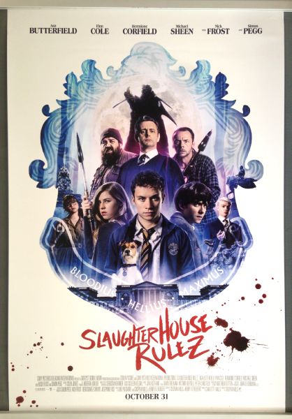 Cinema Poster: SLAUGHTERHOUSE RULEZ 2018 (One Sheet) Simon Pegg Nick Frost