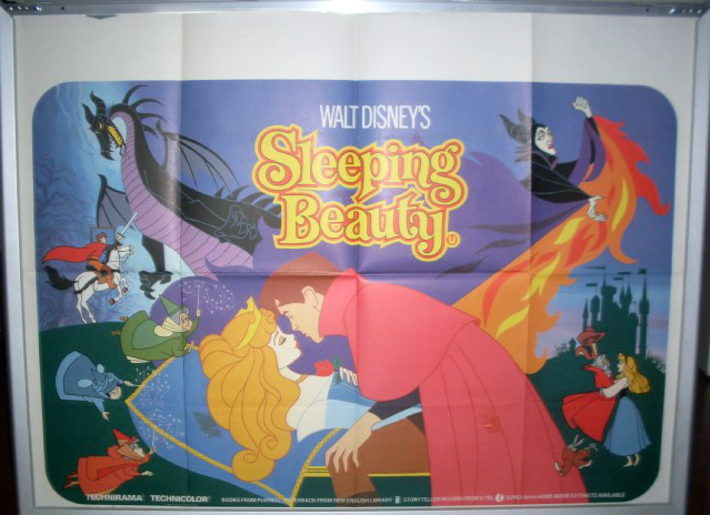 Cinema Poster: SLEEPING BEAUTY 1959 (1970s RR Quad) Mary Costa Bill Shirley