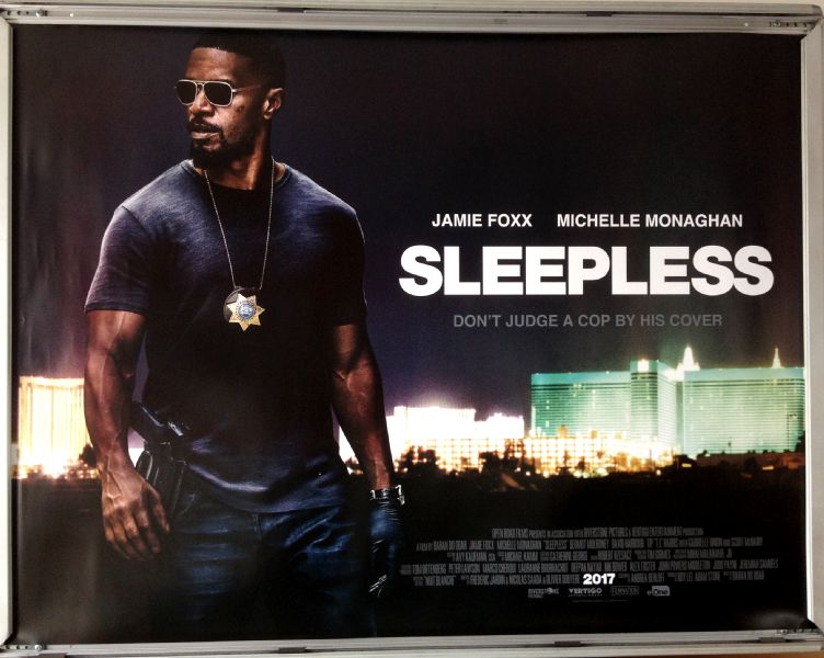 Cinema Poster: SLEEPLESS 2007 (Quad) Jamie Foxx Michelle Monaghan Cinema Poster: SLEEPLESS 2007 (Quad) Jamie Foxx Michelle Monaghan