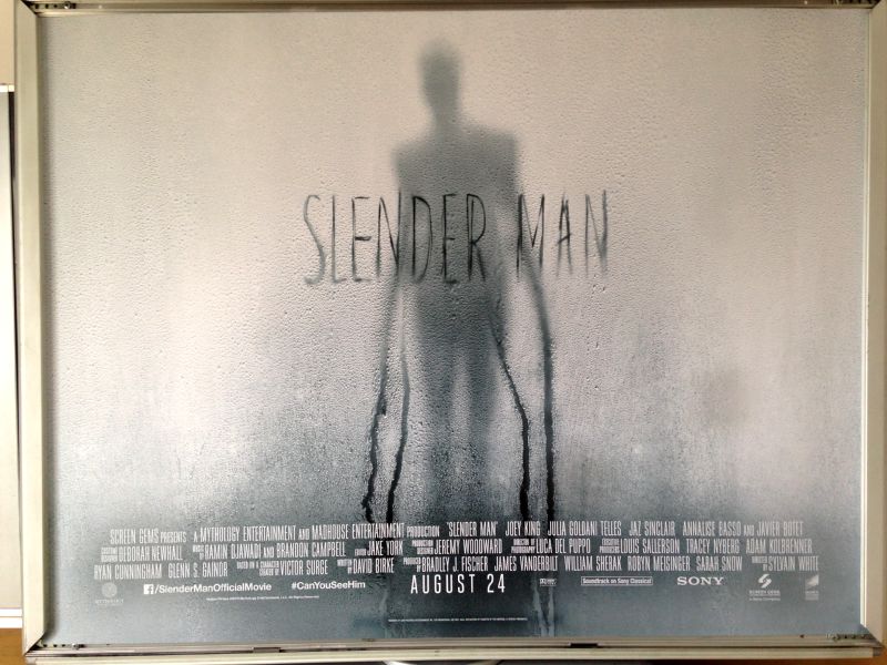 Cinema Poster: SLENDER MAN 2018 (Quad) Joey King Julia Goldani Telles