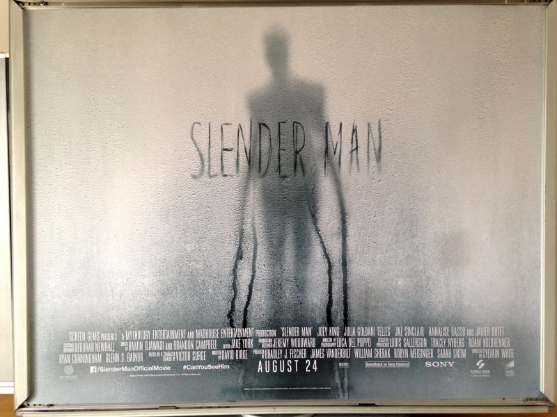 Cinema Poster: SLENDER MAN 2018 (Quad) Joey King Julia Goldani Telles Cinema Poster: SLENDER MAN 2018 (Quad) Joey King Julia Goldani Telles