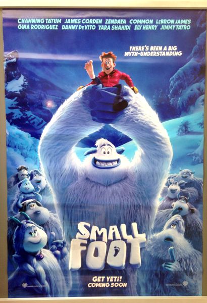 Cinema Poster: SMALL FOOT 2018 (One Sheet) Channing Tatum James Corden Zendaya Cinema Poster: SMALL FOOT 2018 (One Sheet) Channing Tatum James Corden Zendaya