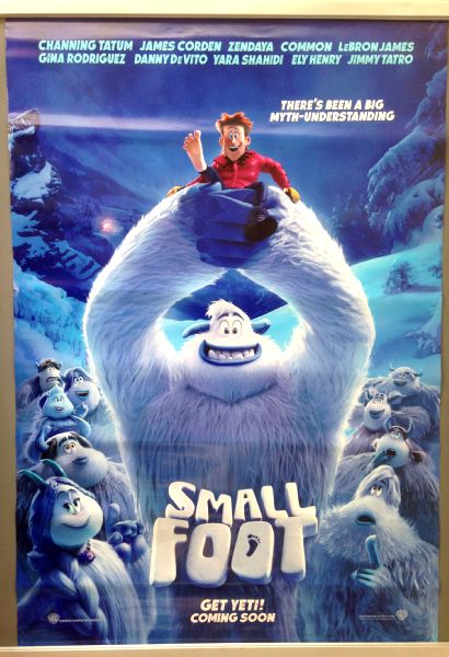 Cinema Poster: SMALL FOOT 2018 (One Sheet) Channing Tatum James Corden Zendaya