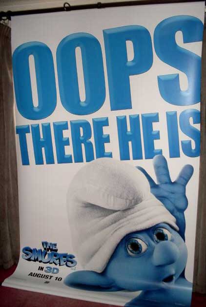 SMURFS, THE: Clumsy Smurf Film Banner SMURFS, THE: Clumsy Smurf Film Banner