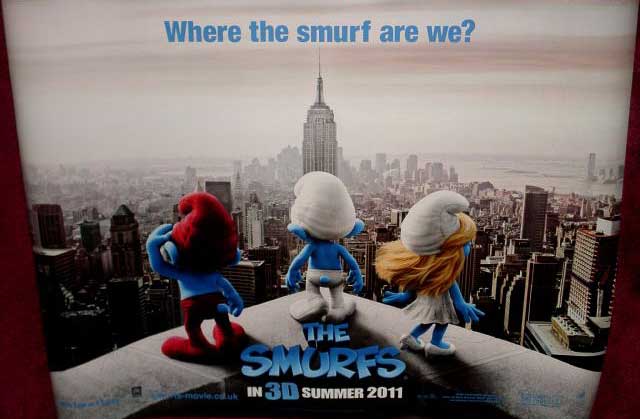 SMURFS, THE: 'Empire State' UK Quad Film Poster SMURFS, THE: 'Empire State' UK Quad Film Poster