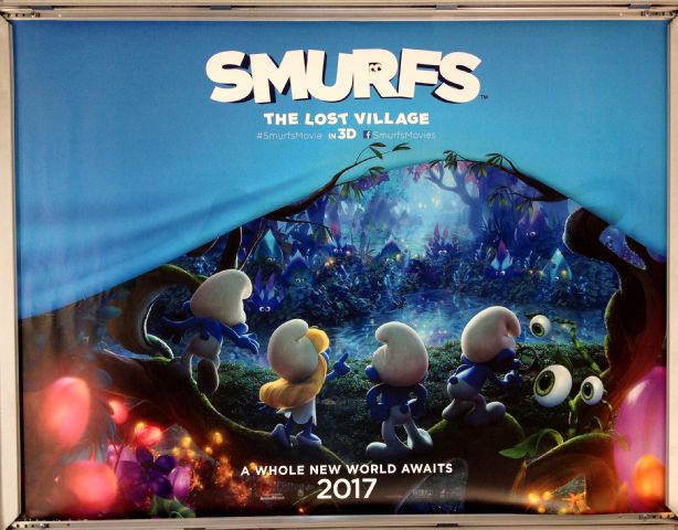 Cinema Poster: SMURFS THE LOST VILLAGE 2017 (Advance Quad) Michelle Rodriguez