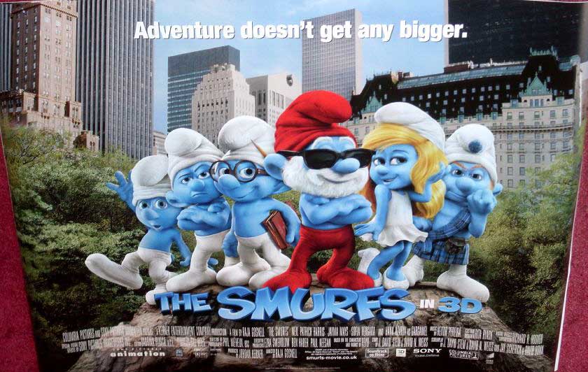 SMURFS, THE: 'Park' UK Quad Film Poster SMURFS, THE: 'Park' UK Quad Film Poster