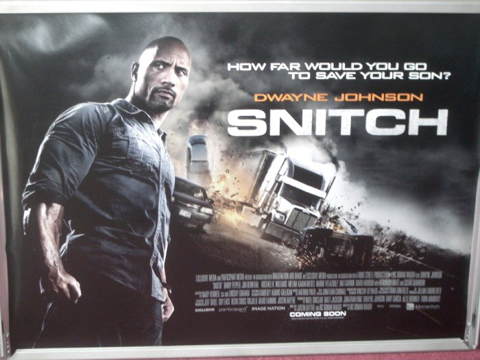 SNITCH: UK Quad Film Poster SNITCH: UK Quad Film Poster