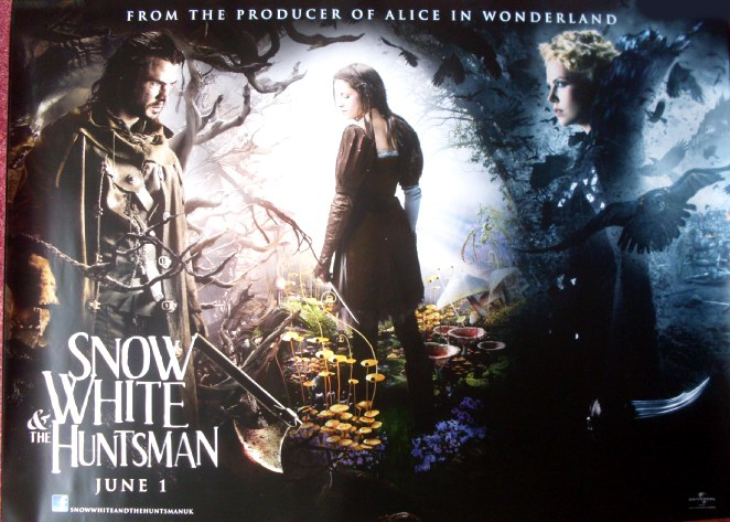 SNOW WHITE & THE HUNTSMAN: Advance UK Quad Film Poster SNOW WHITE & THE HUNTSMAN: Advance UK Quad Film Poster