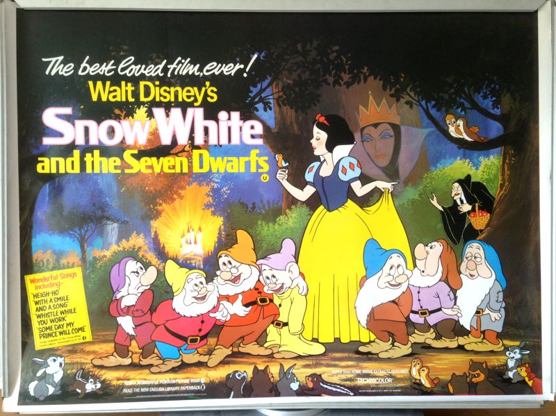 Cinema Poster: SNOW WHITE AND THE SEVEN DWARVES 1937 (1983 Rerelease Quad) Cinema Poster: SNOW WHITE AND THE SEVEN DWARVES 1937 (1983 Rerelease Quad)
