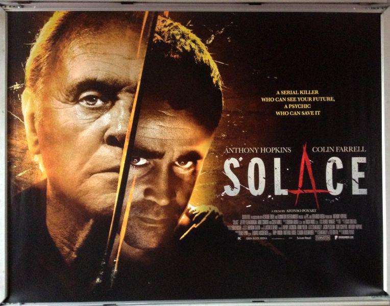 Cinema Poster: SOLACE 2015 (Quad) Colin Farrell Anthony Hopkins Abbie Cornish