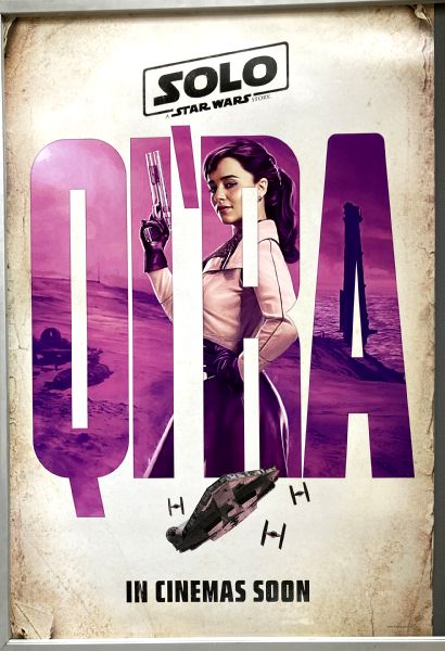 Cinema Poster: SOLO A STAR WARS STORY 2018 (Qi'RA One Sheet) Alden Ehrenreich