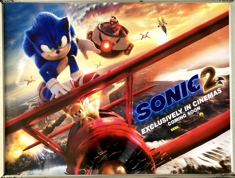 Cinema Poster: SONIC THE HEDGEHOG 2 2022 (Advance Quad) Jim Carrey James Marsden Cinema Poster: SONIC THE HEDGEHOG 2 2022 (Advance Quad) Jim Carrey James Marsden