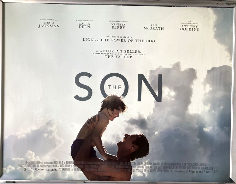 Cinema Poster: SON, THE 2023 (Quad) Hugh Jackman Vanessa Kirby Laura Dern Cinema Poster: SON, THE 2023 (Quad) Hugh Jackman Vanessa Kirby Laura Dern