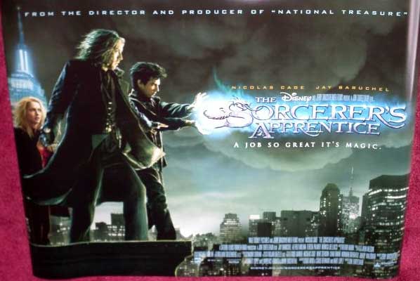 SORCERER'S APPRENTICE, THE: Main UK Quad Film Poster SORCERER'S APPRENTICE, THE: Main UK Quad Film Poster
