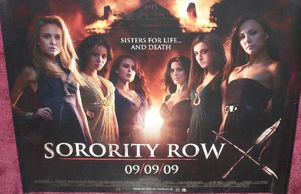 SORORITY ROW: Main UK Quad Film Poster