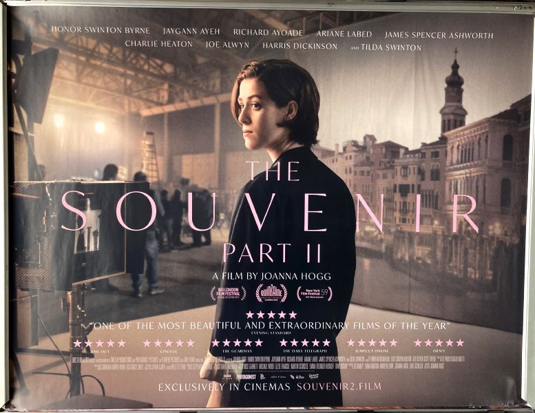 Cinema Poster: SOUVENIR PART II, THE 2022 (Quad) Tilda Swinton Honor Swinton Byrne