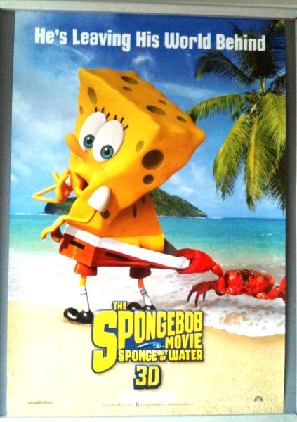 Cinema Poster: SPONGEBOB MOVIE SPONGE OUT OF WATER 2015 (Advance One Sheet)