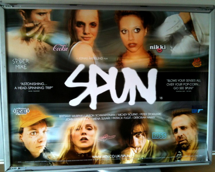 Cinema Poster: SPUN 2003 (Quad) Brittany Murphy Deborah Harry Mickey Rourke Cinema Poster: SPUN 2003 (Quad) Brittany Murphy Deborah Harry Mickey Rourke