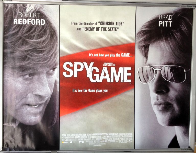 Cinema Poster: SPY GAME 2001 (Quad) Robert Redford Brad Pitt Cinema Poster: SPY GAME 2001 (Quad) Robert Redford Brad Pitt