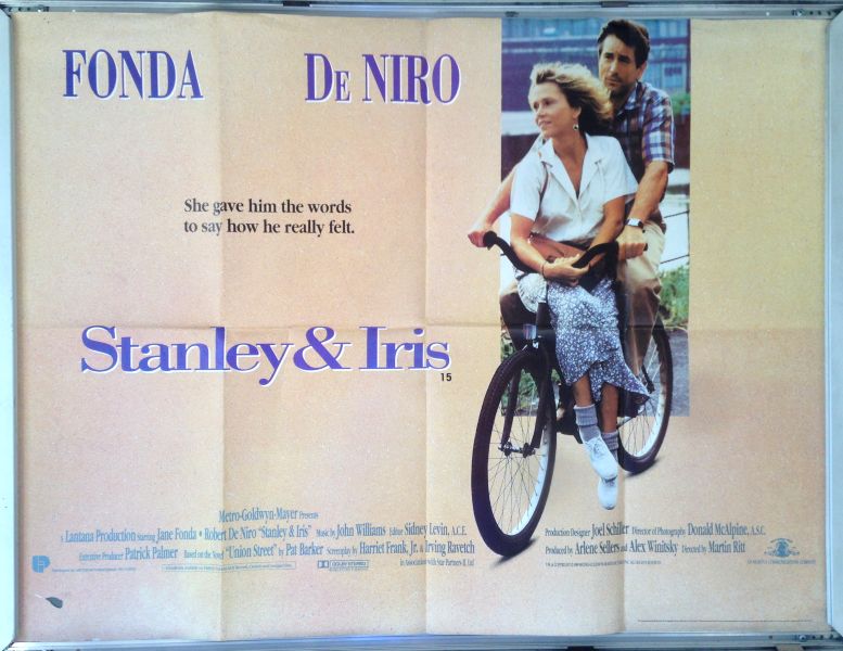 Cinema Poster: STANLEY & IRIS 1990 (Quad) Jane Fonda Robert De Niro Cinema Poster: STANLEY & IRIS 1990 (Quad) Jane Fonda Robert De Niro
