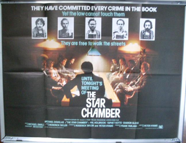 STAR CHAMBER, THE: UK Quad Film Poster STAR CHAMBER, THE: UK Quad Film Poster