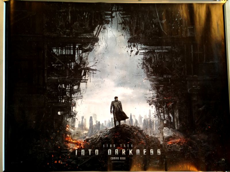 Cinema Poster: STAR TREK INTO DARKNESS 2013 (Advance Quad) Chris Pine Cinema Poster: STAR TREK INTO DARKNESS 2013 (Advance Quad) Chris Pine