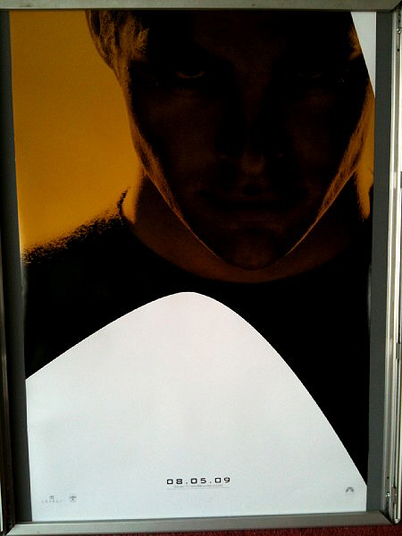 STAR TREK: Advance Kirk/Chris Pine International One Sheet Film Poster STAR TREK: Advance Kirk/Chris Pine International One Sheet Film Poster