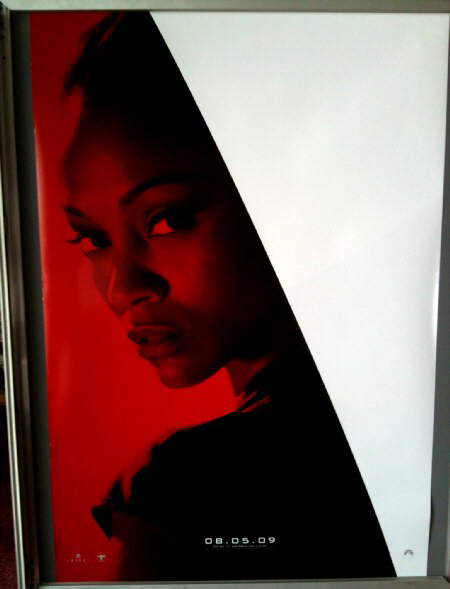 STAR TREK: Advance Uhura/Zoe Saldana International One Sheet Film Poster STAR TREK: Advance Uhura/Zoe Saldana International One Sheet Film Poster