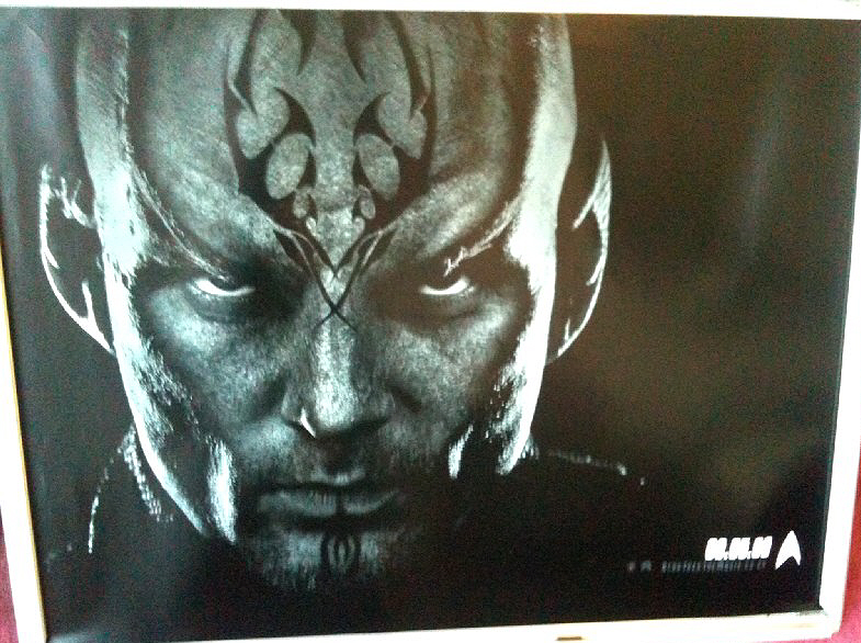 STAR TREK: Advance Nero/Eric Bana UK Quad Film Poster STAR TREK: Advance Nero/Eric Bana UK Quad Film Poster