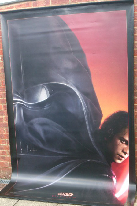 STAR WARS EPISODE II ATTACK OF THE CLONES: Advance Anakin Design Cinema Banner STAR WARS EPISODE II ATTACK OF THE CLONES: Advance Anakin Design Cinema Banner