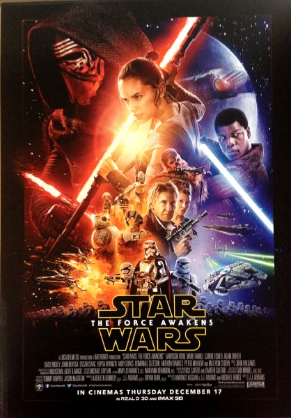 Cinema Poster: STAR WARS EPISODE VII THE FORCE AWAKENS 2015 (Mini Main One Sheet) Harrison Ford