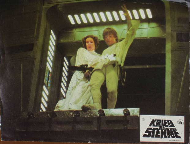 STAR WARS EPISODE IV A NEW HOPE: German Lobby Card