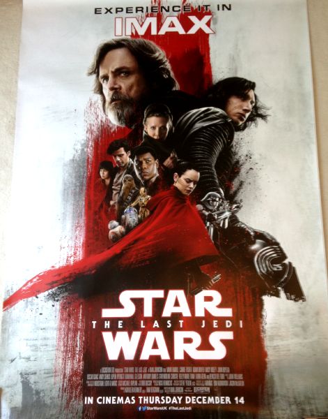 Cinema Poster: STAR WARS THE LAST JEDI 2017 (Bus Shelter/Adshell) Cinema Poster: STAR WARS THE LAST JEDI 2017 (Bus Shelter/Adshell)