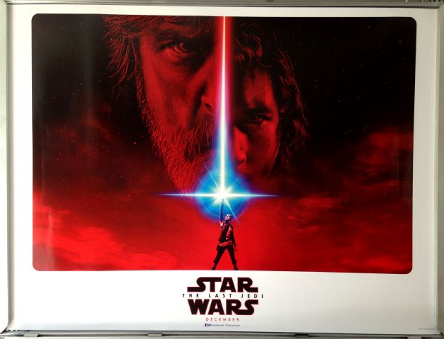 Cinema Poster: STAR WARS THE LAST JEDI 2017 (2nd Advance Quad) Mark Hamill