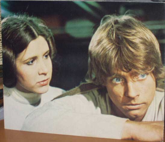STAR WARS EPISODE IV A NEW HOPE: Lobby Card (Luke & Leia)