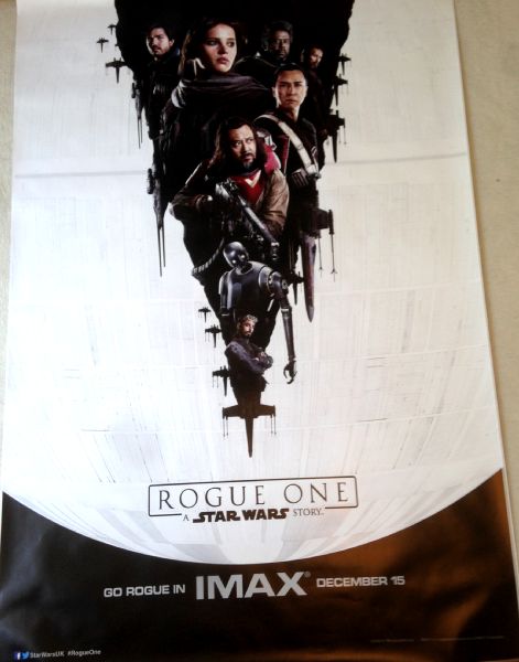 Cinema Poster: ROGUE ONE A STAR WARS STORY 2016 (Bus Shelter/Adshell) Cinema Poster: ROGUE ONE A STAR WARS STORY 2016 (Bus Shelter/Adshell)