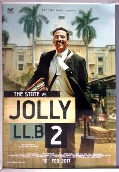 Cinema Poster: STATE VS JOLLY LL.B 2  2017 (One Sheet) Ram Gopal Bajaj