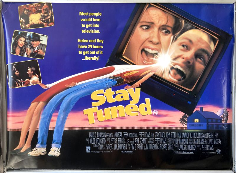 Cinema Poster: STAY TUNED 1992 (Quad) John Ritter Pam Dawber Cinema Poster: STAY TUNED 1992 (Quad) John Ritter Pam Dawber