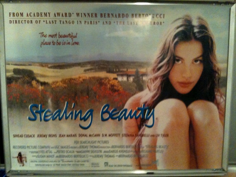 STEALING BEAUTY: Main UK Quad Film Poster