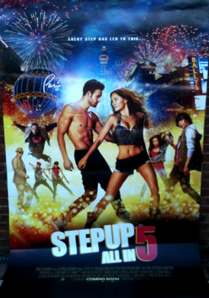 Cinema Banner: STEP UP 5 ALL IN 2014 Ryan Guzman Briana Evigan Mari Koda