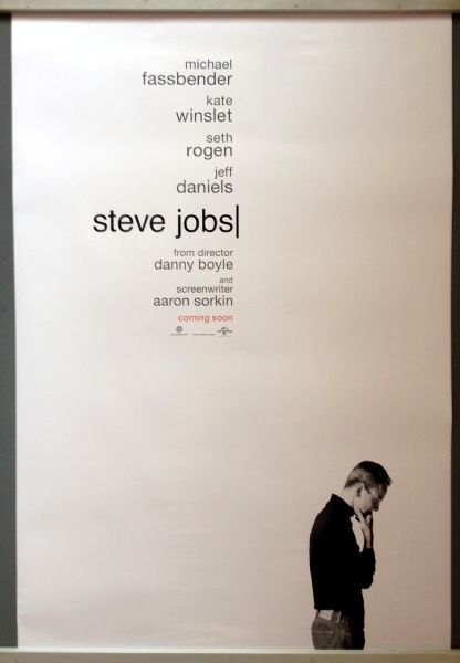 Cinema Poster: STEVE JOBS 2015 (Advance One Sheet) Michael Fassbender