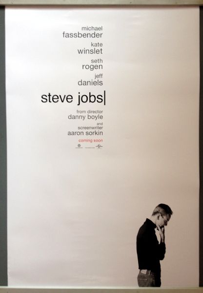Cinema Poster: STEVE JOBS 2015 (Advance One Sheet) Michael Fassbender Cinema Poster: STEVE JOBS 2015 (Advance One Sheet) Michael Fassbender