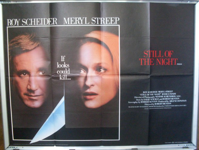 STILL OF THE NIGHT: UK Quad Film Poster